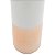 VASO VIDRO WHITE/ROSÉ GOLD 6x31cm - Imagem 3