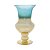 VASO VIDRO AZUL/DOURADO 17x30cm - Imagem 3