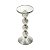CASTIÇAL DE CRISTAL CINZA 23cm - Imagem 1