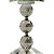 CASTIÇAL DE CRISTAL CINZA 16cm - Imagem 3