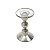 CASTIÇAL DE CRISTAL CINZA 16cm - Imagem 1