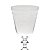 CJ 6 TAÇAS DE CRISTAL ECOLÓGICO P/VINHO BELLA PANTOGRAFADA FLOWER 350ml - Imagem 4