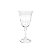 CJ 6 TAÇAS DE CRISTAL ECOLÓGICO LAPIDADO P/VINHO TINTO KLEOPATRA/BRANTA TRANSPARENTE 290ml - Imagem 1