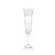 CJ 6 TAÇAS DE CRISTAL ECOLÓGICO LAPIDADO P/CHAMPAGNE KLEOPATRA/BRANTA TRANSPARENTE 175ml - Imagem 1