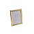 PORTA RETRATO DE AÇO THICK LINE DOURADO 10X15cm - Imagem 1