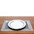 LUGAR AMERICANO PVC PRATEADO 45x30cm - Imagem 1
