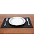 LUGAR AMERICANO PVC PRETO 45x30cm - Imagem 1