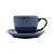 CJ 4 XÍCARAS DE PORCELANA P/CAFÉ C/PIRES AZUL 90ml - Imagem 3