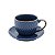 CJ 4 XÍCARAS DE PORCELANA P/CAFÉ C/PIRES AZUL 90ml - Imagem 1