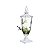 DISPENSER DE CRISTAL ECOLÓGICO C/PÉ E TAMPA PALM TREE HANDPAINT 2l - Imagem 1