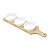 CJ 3 PETISQUEIRAS DE PORCELANA C/TÁBUA DE BAMBU 39x11,5x4cm - Imagem 2