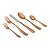 FAQUEIRO 30PC DE AÇO INOX PVD ROSÉ GOLD ROMA C/GIFT BOX - Imagem 3