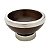 CENTRO DE MESA DE MADEIRA C/BORDA E PÉ DE AÇO INOX 16x10cm - Imagem 4