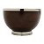 CENTRO DE MESA DE MADEIRA C/BORDA E PÉ DE AÇO INOX 27x18cm - Imagem 3