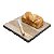 BANDEJA QUADRADA C/SUPORTE DE MADEIRA P/SERVIR 32x32x7,5cm - Imagem 4