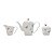 AP DE PORCELANA 3 PCS P/CAFÉ BORBOLETA - Imagem 1