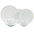 AP DE JANTAR 42PC DE PORCELANA C/BORDA DOURADA MARROCOS - Imagem 1