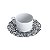 CJ 6 XÍCARAS P/CHÁ DE PORCELANA C/PIRES LIMOGES ZEN-MARBRE NOIR 220ML - Imagem 3