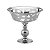 VASO CENTRO C/ BASE GUN GREY STONE 27CM - Imagem 1
