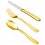FAQUEIRO 130PC PVD DOURADO PISA S/ESTOJO - Imagem 1