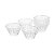 CJ 6 BOWLS DE CRISTAL DIAMOND 12,5X7,5CM - Imagem 2