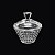BOMBONIERE DE CRISTAL C/TAMPA DIAMOND 12,5X13,5CM - Imagem 3