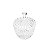 POTICHE DECORATIVO  DE CRISTAL C/TAMPA BRICK 11X14,5cm - Imagem 2