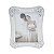 PORTA RETRATO PLASTICO PRATEADO C/ STRASS 10 X 15CM - Imagem 1