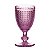CJ 6 PC TAÇA P/VINHO DE VIDRO BICO DE JACA LILÁS 235 ML - Imagem 1