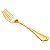 (DZ) GARFO P/PEIXE PVD DOURADO ZURICH - Imagem 1