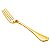 (DZ) GARFO P/SOBREMESA PVD DOURADO ZURICH - Imagem 1