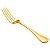 (DZ) GARFO P/MESA PVD DOURADO ZURICH - Imagem 1
