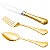 FAQUEIRO 130PC PVD DOURADO ZURICH S/ESTOJO - Imagem 1