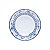 JG. JANTAR DE PORCELANA REGINA AZUL 42 PÇS MAIL BOX - Imagem 6