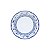 JG. JANTAR DE PORCELANA REGINA AZUL 42 PÇS MAIL BOX - Imagem 8