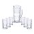 CJ JARRA 1,380L E 6 COPOS DE VIDRO STARRY 260ML - Imagem 5