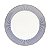 JG DE JANTAR DE PORCELANA SUPER WHITE GEOMÉTRICO AZUL 42PC - Imagem 5