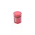 PORTA MANTIMENTO DE AÇO INOX E VIDRO VERMELHO 10X12,5CM - Imagem 3