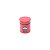 PORTA MANTIMENTO DE AÇO INOX E VIDRO VERMELHO 10X12,5CM - Imagem 1