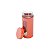 PORTA MANTIMENTO DE AÇO INOX E VIDRO LARANJA 10X23CM - Imagem 2