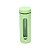 PORTA MANTIMENTO DE AÇO INOX E VIDRO VERDE 10X31CM - Imagem 1