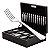 FAQUEIRO 130PC AÇO INOX CAPRI FORJADO LISO S/CAIXA - Imagem 1