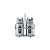 CJ 3PC SALEIRO E PIMENTEIRO DE AÇO INOX E VIDRO ROUND - Imagem 2