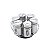 CJ 7PC PORTA TEMPEROS DE AÇO INOX E VIDRO POINTER 17,5X15CM - Imagem 2