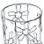PORTA TALHER CROMADO FLOR - Imagem 2