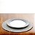 LUGAR AMERICANO 38CM DIAM CREME E PRETO TRESSED - Imagem 3