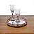 BANDEJA DE FERRO C/ESPELHO BUNCH BRONZE 25,5X25,5X4CM - Imagem 3