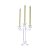 CANDELABRO ANA P/ 3 VELAS DE CRISTAL 28,5CM - Imagem 3