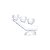 CANDELABRO 11 x 7,5 x 14CM MARY P/ 3 VELAS - Imagem 1