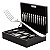 FAQUEIRO 101PC AÇO INOX OXFORD C/ESTOJO DE MADEIRA - Imagem 1